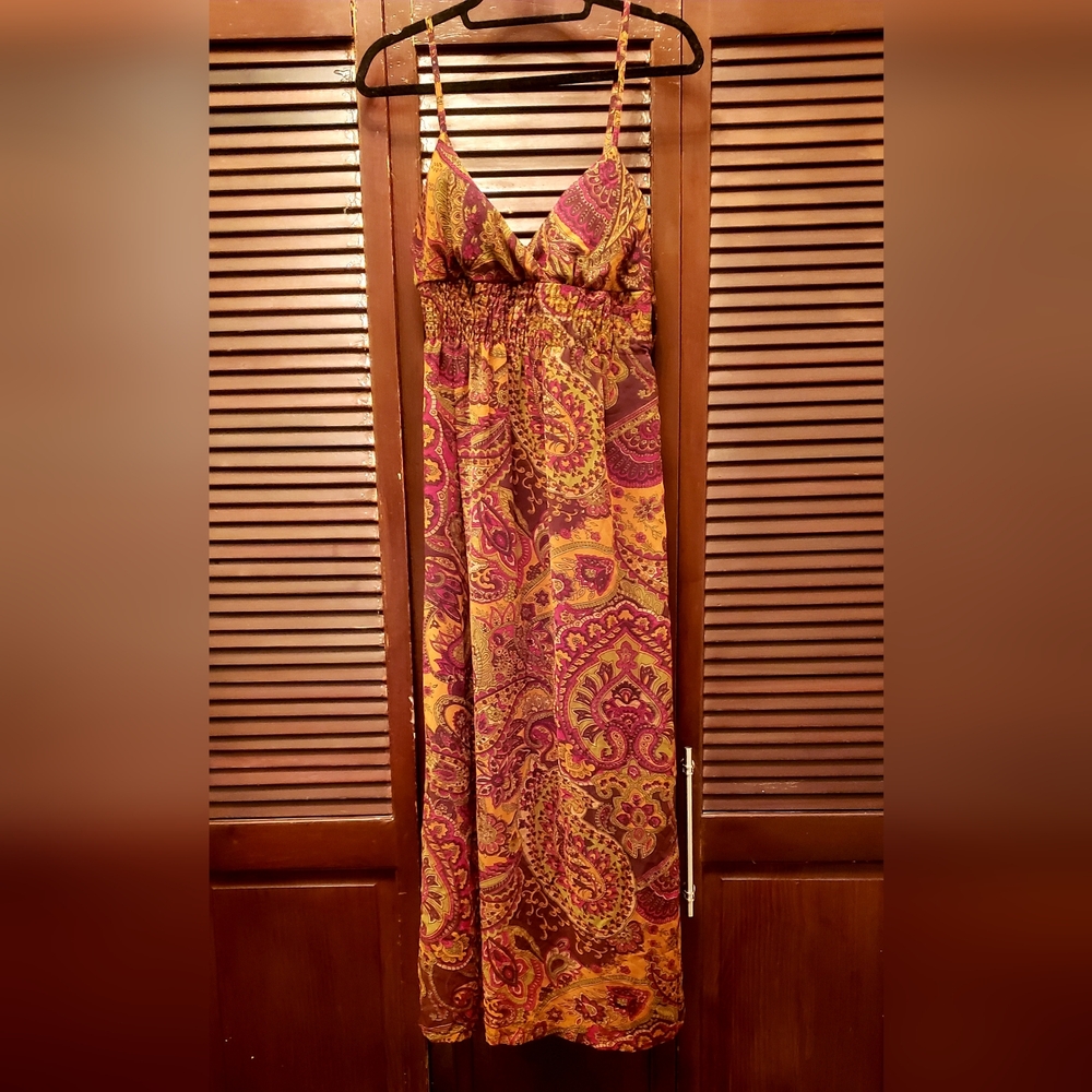 Fun & Flirt Paisley Maxi Dress